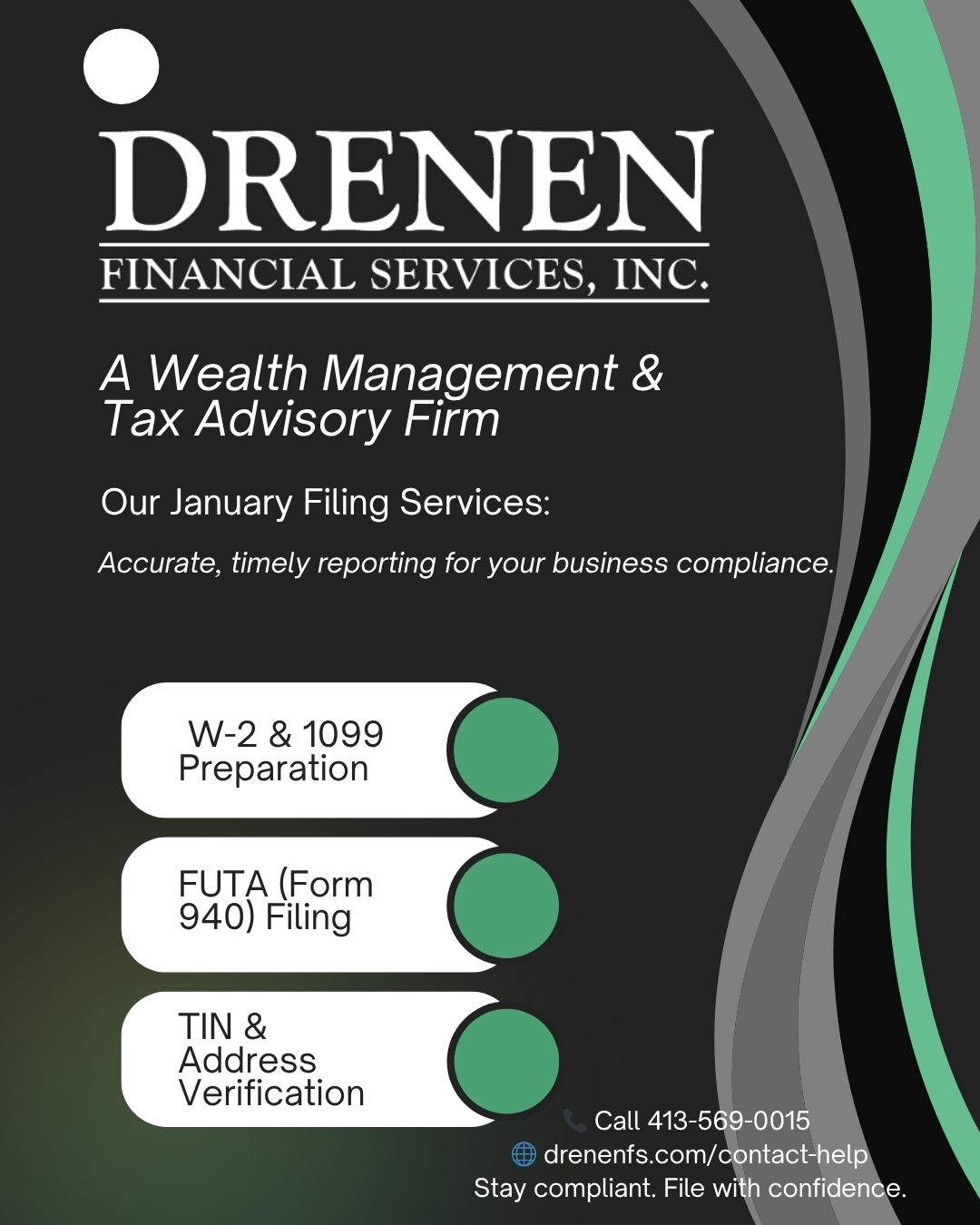 Form W-2 and 1099 filing