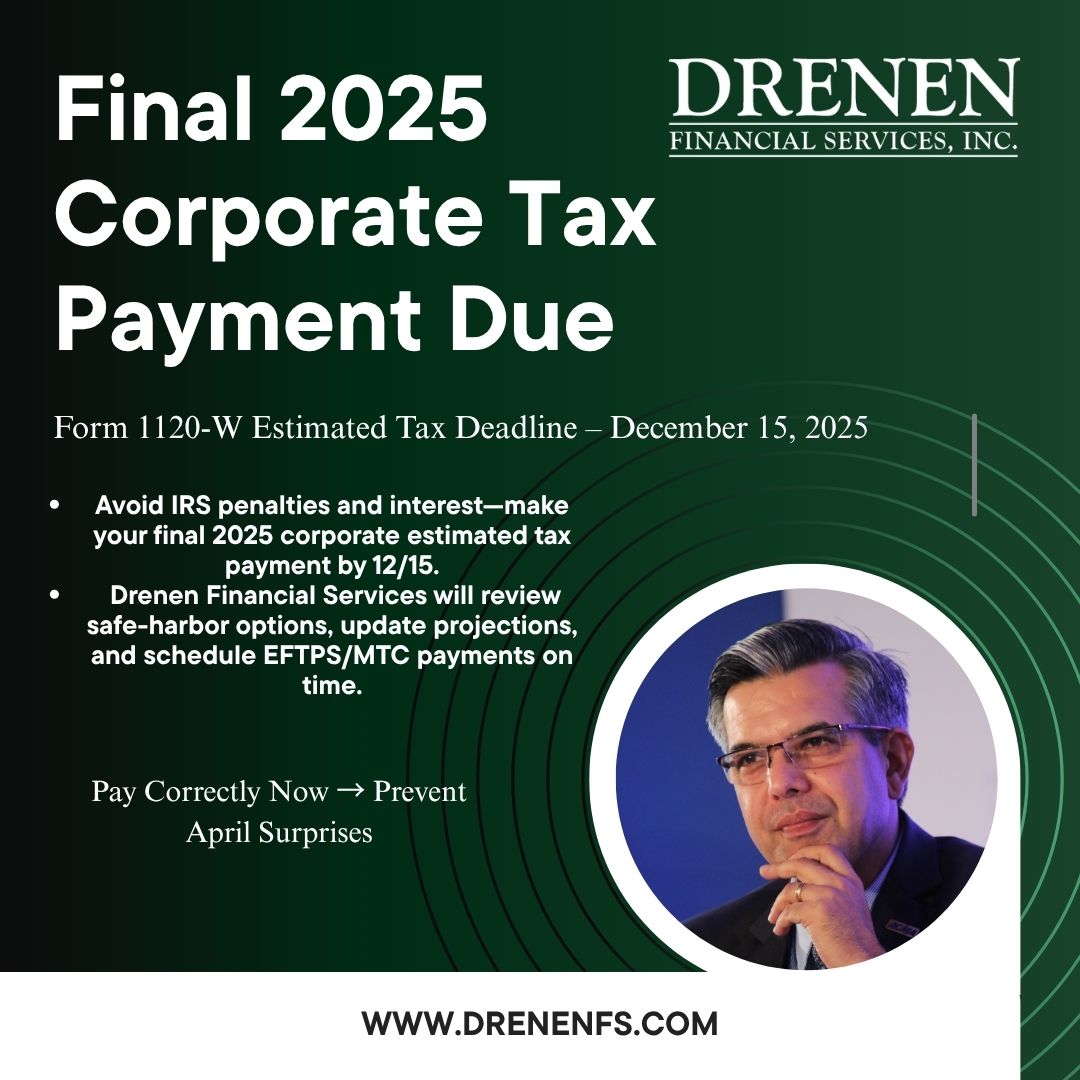 Form 1120-W payment